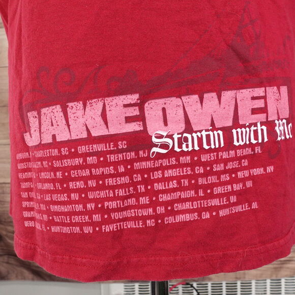 JAKE OWENS STARTIN WITH ME COUNTRY MUSIC TOUR TSHIRT SIZE XL - Picture 5 of 6
